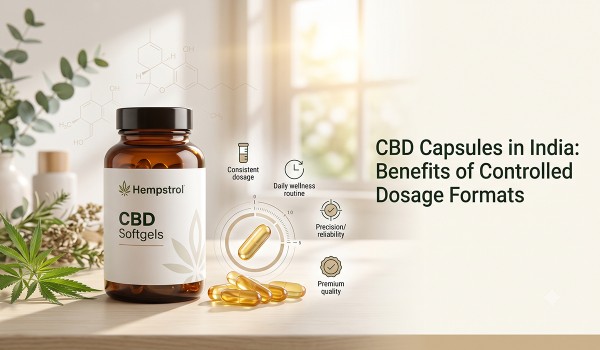 CBD Capsules in India: Benefits of Controlled Dosage Formats