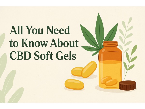 CBD gel capsules