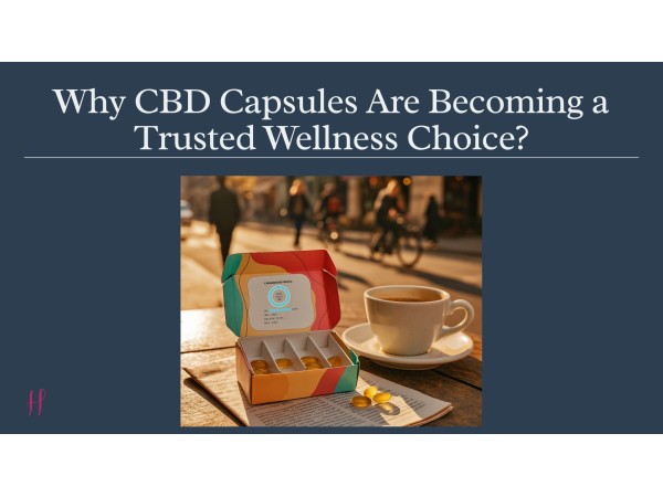 Why CBD Capsules Are Becoming a Trusted Wellness Choice?